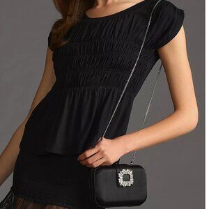 NWT Anthropologie Maeve Smocked Tee